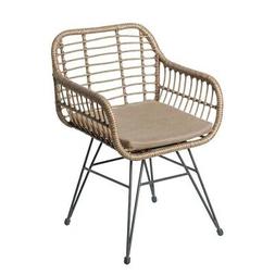 SEDIA VINTAGE POLTRONCINA GIARDINO PROVENZALE INDUSTRIAL SHA