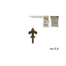 Piccolo Giglio Elegante Vintage Colore Bronzo Dfh