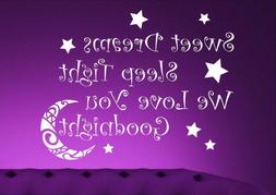 Sogni D'Oro per Bambini Parete Camera da Letto Arte Citazion