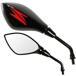 Specchietti Manubrio Limits Logo Rosso Z800 Z 800 Z800e Nake