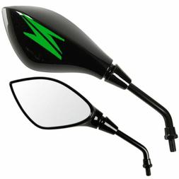 Specchietti Manubrio Limits Logo Verde Z800 Z 800 Z800e Nake