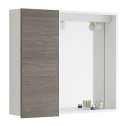 Era Bagno Contenitore 1 Anta Feridras Rovere Grigio L.68xp.1