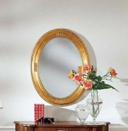 Era Bisellata Ovale Con Cornice Dorata  X Camera Letto Ingre