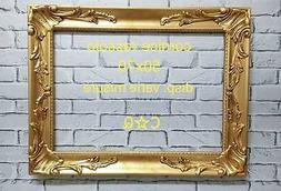 Era  Con Cornice Classica Barocco Su Misura Legno Foglia Oro