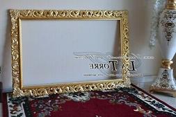 Era Cornice Barocco Classica Traforata Su Misura Legno Siste