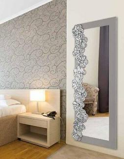 Era Eden Silver Laccata E Decorata In Foglia Argento L.72xh.