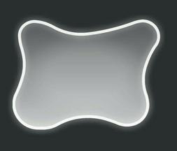 O 100x75 Cm Con Cornice Led - Specchiera Elegante Forma Part