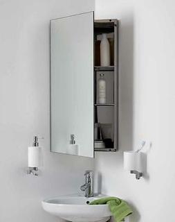 O Ad Angolo Con Contenitore  In Acciaio Inox Cm.41x 80 P.30 