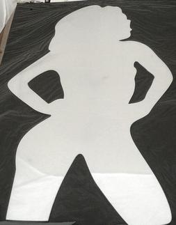 O Adesivo Decorativi Da Parete, A Forma Di Donna 711707