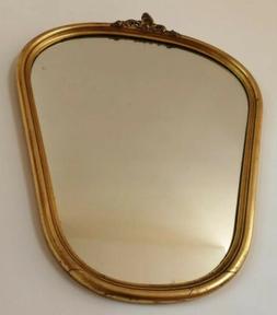 O Antico Specchiera Antiquariato Legno Oro Da Parete Con Cor