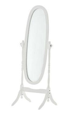 O Autoportante Cora Legno Specchio Da Terra Ovale Figura Int