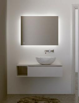 O Bagno Retroilluminato Led Con Accensione Touch Cm 80x100