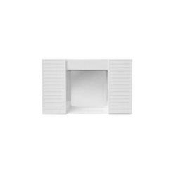 O Bianco Simpaty Con Due Antine E Mensola 58x37x12 Cm, Senza