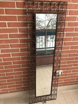 O Con Cornice In Ferro Battuto, 60 Cm X 130 Cm