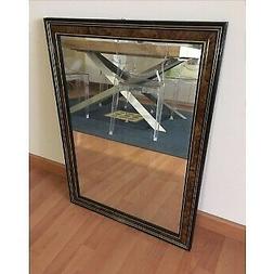 O Con Cornice In Legno Colore Radica, Bianco O Nero Con Prof