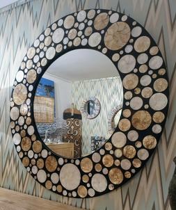 O Con Cornice In Resina E Madreperla - D. 100 Cm