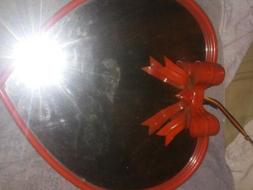 O Cuore Cornice Fero Rosso Da Appendere