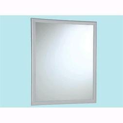 O Da Bagno Rettangolare Con Cornice In Abs Bianco 50x60cm 1p