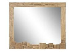 O Da Muro Industrial Etnico Vintage Cm 100x75 Specchiere Leg