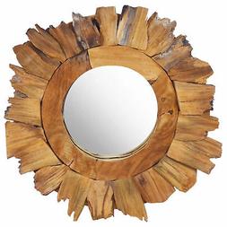 O Da Parete 40 Cm In Legno Di Teak Rotondo R3h1