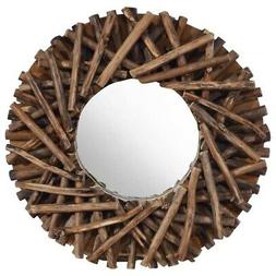 O Da Parete 40 Cm In Legno Di Teak Rotondo