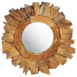 O Da Parete 40 Cm In Legno Di Teak Rotondo