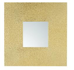 Da Parete Decoro Composizione Di 3 Specchi Oro 50x50 Cm. Mad