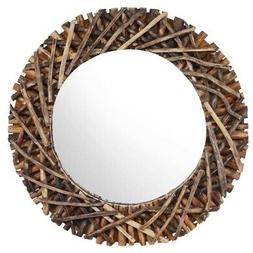 O Da Parete 60 Cm In Legno Di Teak Rotondo