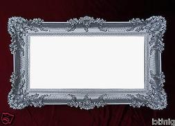 O Da Parete Barocco Argento Antico Repro 97x57 Bagno Grande 