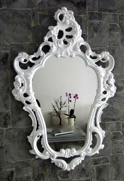 O Da Parete Barocco Bianco 50x76 Bagno Shabby Stile Antico