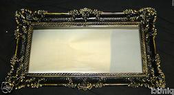 O Da Parete Barocco Oro Nero Decorazione 97x57 Antico Grande