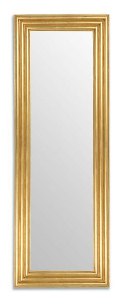 O Da Parete Con Cornice In Legno Foglia Oro Antico 52x147. M