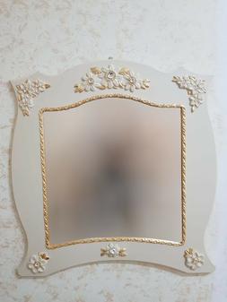 O Da Parete Cornice In Legno Avorio E Foglia Oro