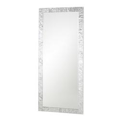 O Da Parete Grande Appoggio Design Foglia Argento 85x185 Mad