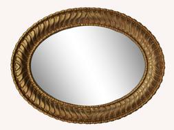 O Da Parete Oro Grande Ovale Strass Barocco 125 X 95 Corrido