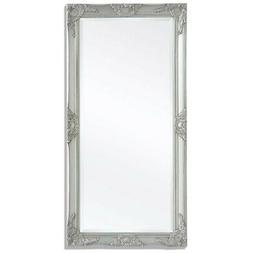 O Da Parete Stile Barocco 120x60 Cm Argento