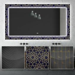 specchio decorativo con controluce led su misura