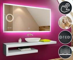 O Del Bagno Con Illuminazione Led | Orologio | Specchio Ingr