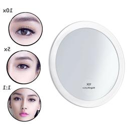 O Di Trucco Specchio 10x Ingranditore Con 3 Ventose Di Trucc
