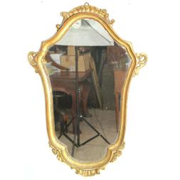 O Dorato Antico Specchiera Oro Da Parete Cornice A Scudo Vin