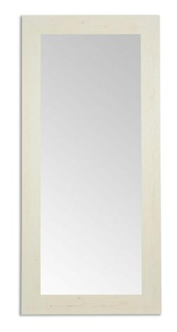 O Grande Rustico Cornice Legno Fsc 85x185 Bianco Shabby Made
