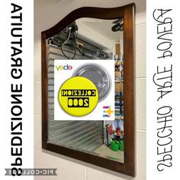 O In Legno Noce In Arte Povera Bagno Camera Da Letto Ottime 