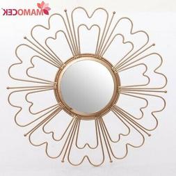 O In Metallo Oro Bronzo Tondo Sole 33cm Decorazione Casa Bag