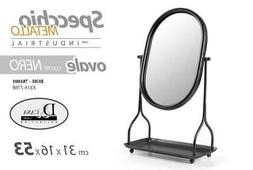 O In Metallo Serie Industrial Colore Nero Ovale 31*16*53 Cm 