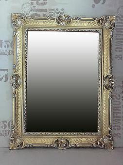 O In Stile Barocco Da Parete Oro/argento Dual Antico Rococo 