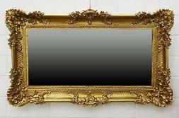 O In Stile Barocco Da Parete Oro Salonspiegel 96x57 Antico 1