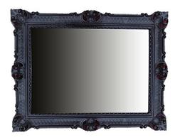 O In Stile Barocco Muro Nero Antico Rococo 90x70 Cm Decorazi