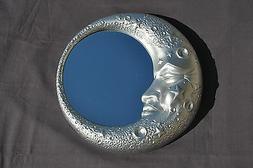 O Luna Argentato Specchiera Argento Stile Barocco Finto Vint