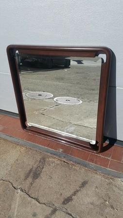 O Marrone Specchiera Grande Cornice Vintage