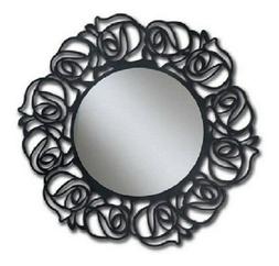 O Moderno Con  Cornice Tonda Traforata/colore Antracite